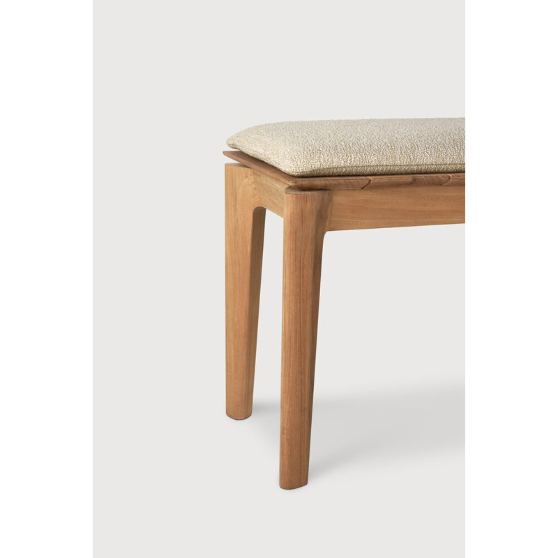 Bok Outdoor Teak Dining Bench, Natural