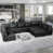 Black Faux Leather