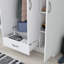 Hovag 3 Door Manufactured Wood Wardrobe