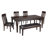 Bartons Bluff Faux Leather Upholstered Bench