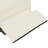 Comfortable Chenille Recliner, White Manual Recliner For Home And Nursery