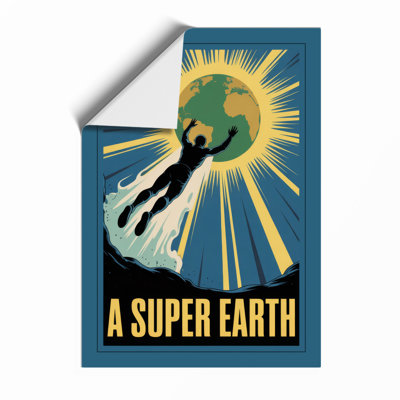 Ascent to Earth Retro - Framed Print