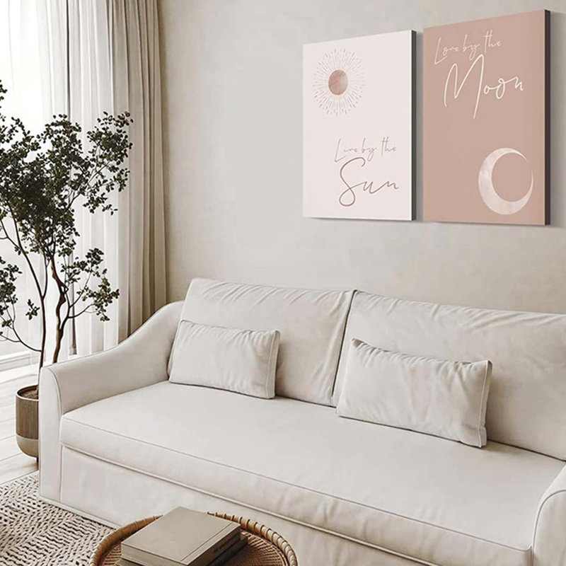 2 Piece Wrapped Canvas Print, 40 cm H x 60 cm W