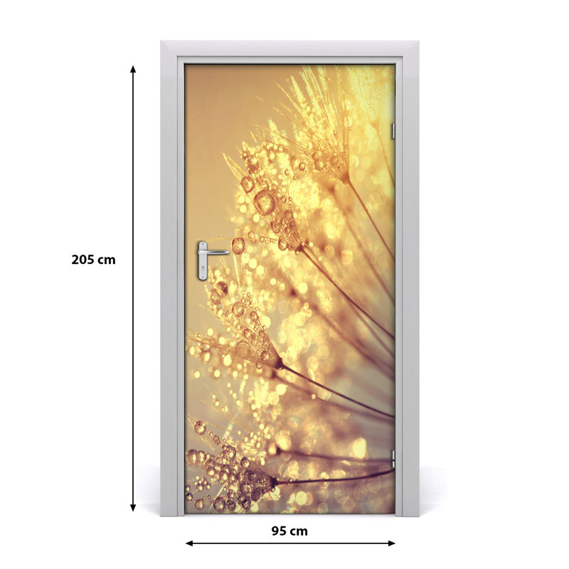 Dandelion Seeds Door Decal