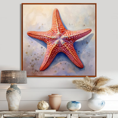 Spinny Starfish III - Coastal Canvas Art
