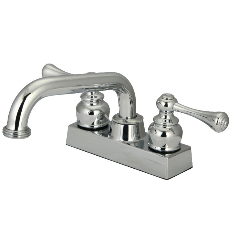 Robinet à lessive central à, Chrome poli