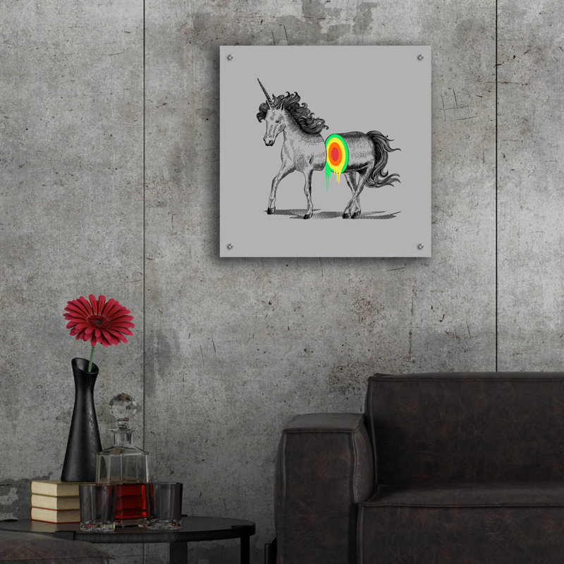 «Unicore» par Rachel Caldwell, H 24 po x l 24 po x P 0,2 po