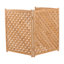 Écran de clôture pour climatiseur en bois massif l 32,68 po x P 32,68 po Joywood
