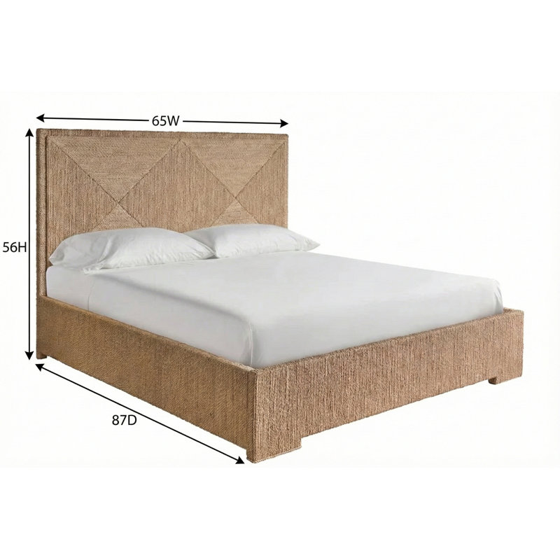 Abaca Woven Bed Queen, Queen