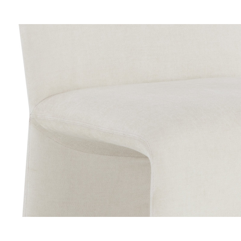 Iluka Upholstered Dining Chair, Cream