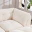 Canapé modulaire avec repose-pieds Modern Cloud, aucun assemblage requis-919662651