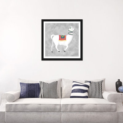 « jolie llama i », impression sur toile