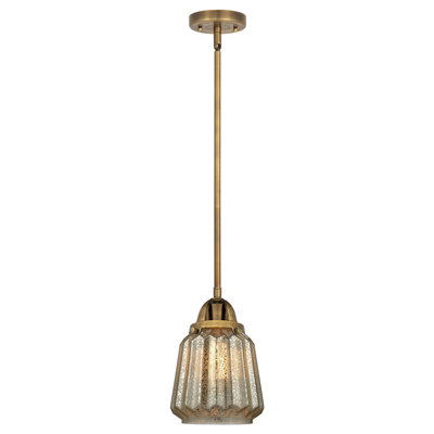 Nouveau 2 - Chatham - 1 Light 7" Stem Hung Mini Pendant - Bulb Not Included -  - 