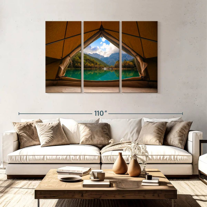 Senne Lakeside Tent View, 48" H x 74" W