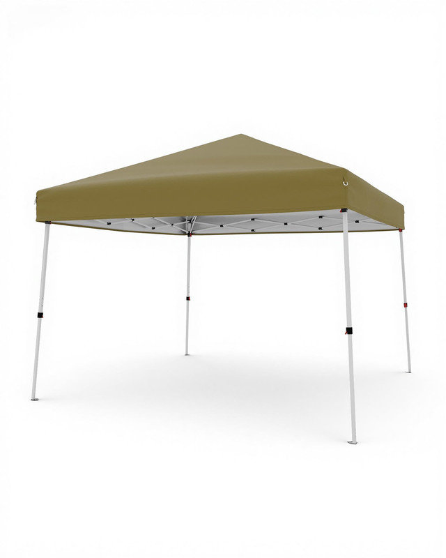 3x3m Waterproof Garden Gazebo – Foldable, UV50+ Protection, 3-Level Height Adjustable, Khaki