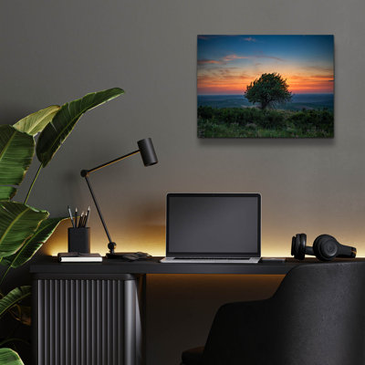 Art mural en verre Latitude Run® «Sunset On Steptoe Butte» par Rick Berk
