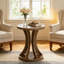 Pedestal End Table