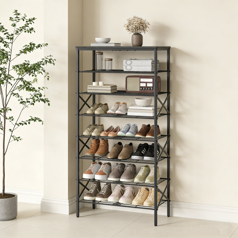 Large-Capacity Industrial Style Shoe Rack