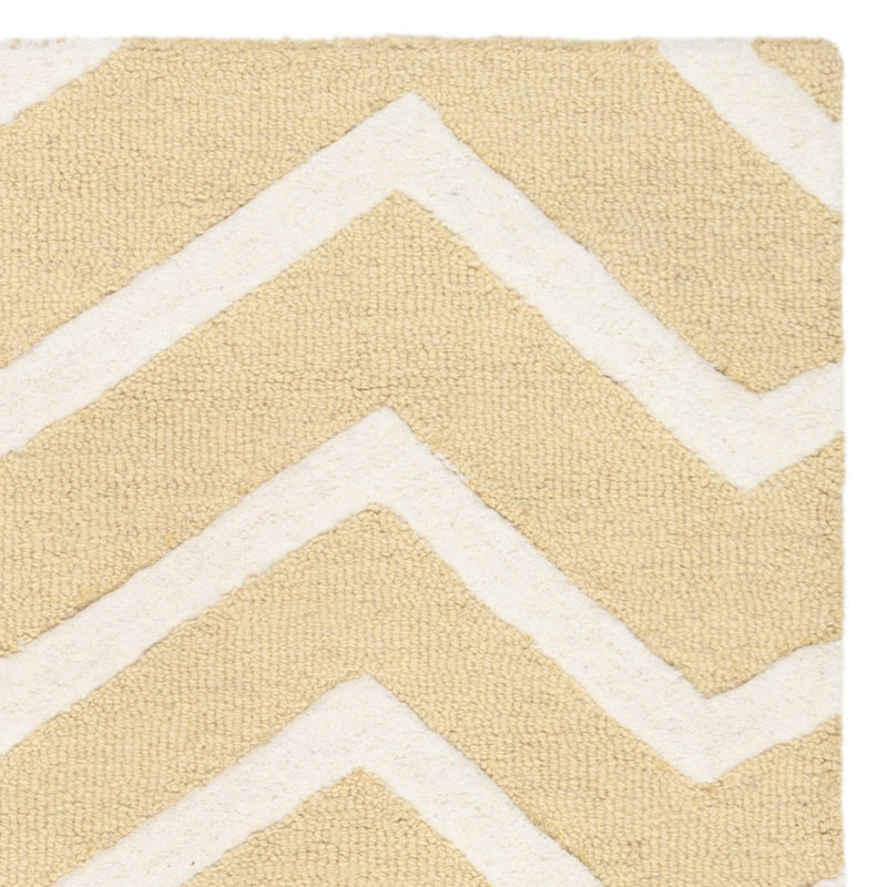 Tapis en laine touffeté à la main Sanyla, Rectangle 6 pi x 9 pi