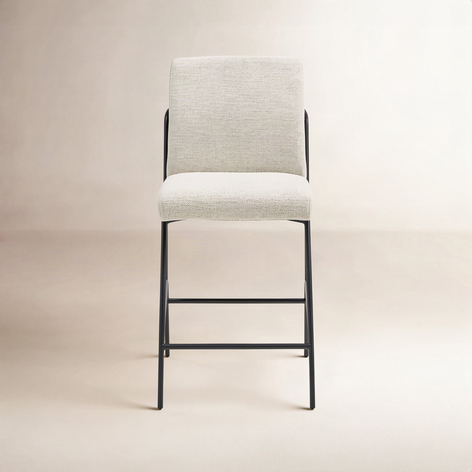 Emogene 17.1 " Bar Stool, Beige