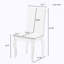 Ensemble de 2 chaises de salle à manger rembourrées en bois avec tête de clou Fabirc-1031714277-1031714302-1031714303