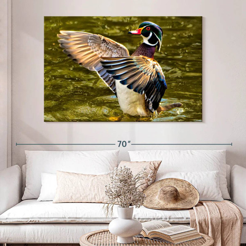Brampt Duck Flapping Wings, 34" H x 51" W