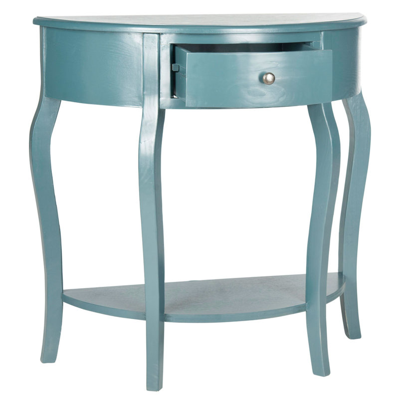 Petite console Albach, Bleu sarcelle