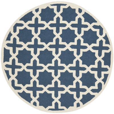 Igna Hand Tufted Wool Geometric Rug