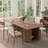 78.7'' Dining Table For 4 6 8 10, Rectangular Kitchen Table With Storage, Farmhouse Dining Room Table For Kitchen, Dining Room, Living Room