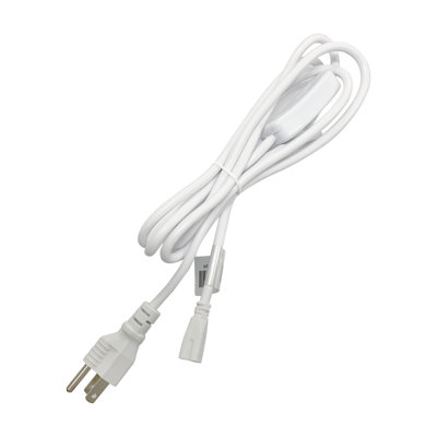 T8 Power Cord,Long T8 LED Light Cord with On/Off Switch, T8 LED Wire Connector Power Cord