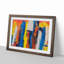 Abstract Art Painting Vol.127 by S.Johnson - Framed Print-55623838-55623830