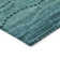 Tapis turquoise intérieur / extérieur lavable à la machine