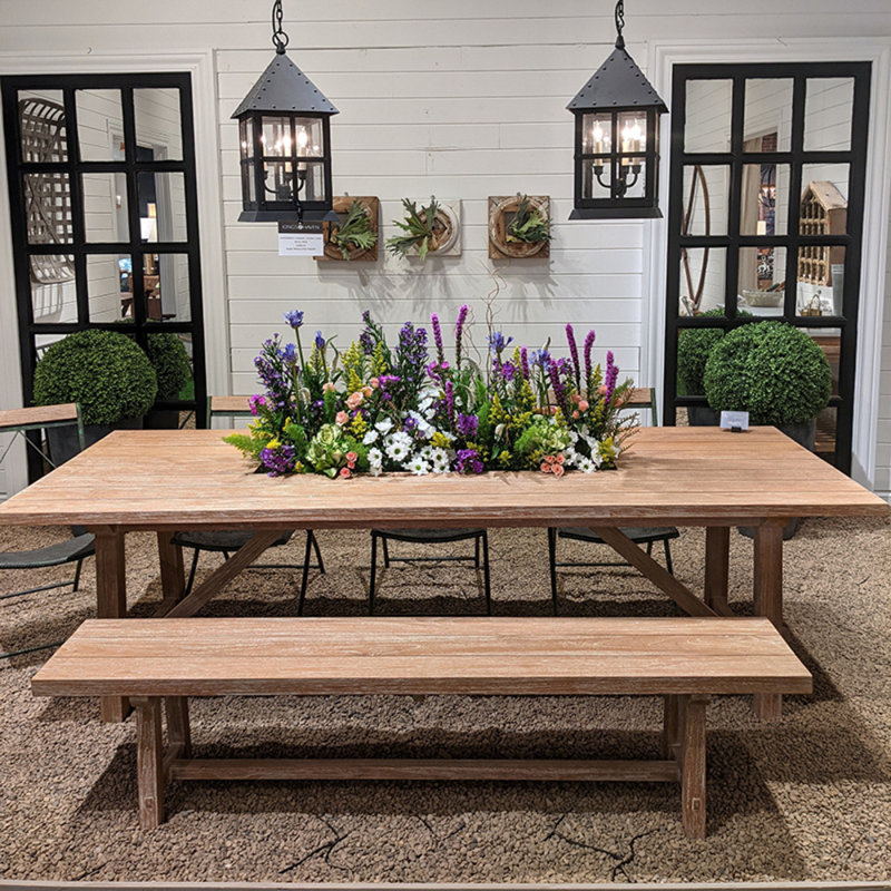 Meadow Outdoor Teak Dining Bench