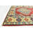 Runner Nero Red Rug
