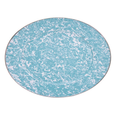 Golden Rabbit Sea Glass Platter