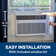 GE 10,000 BTU Smart Portable Air Conditioner For Medium Rooms Up To 450 Sq Ft.