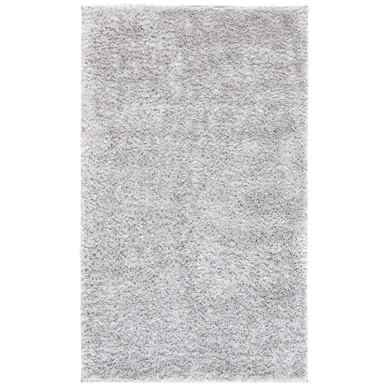 Peake Shag, Light Grey, Rectangle 61 x 91 cm