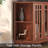 Corner Tv Stand For Tvs Up To 65 Inch With Power Outlet, Corner Entertainment Center With Storage Cabinet And Glass Doors, Mid Century Modern Tv Stand For Living Room, Bedroom-655024907