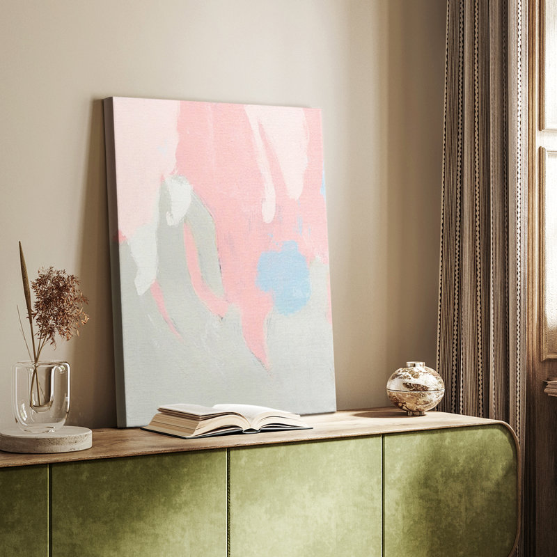 «Blushing Abstract I», galerie sur mesure, Cavas, H 60 po x l 40 po