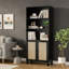 Bibliothèque moderne en rotin 29,9 "-2025293181