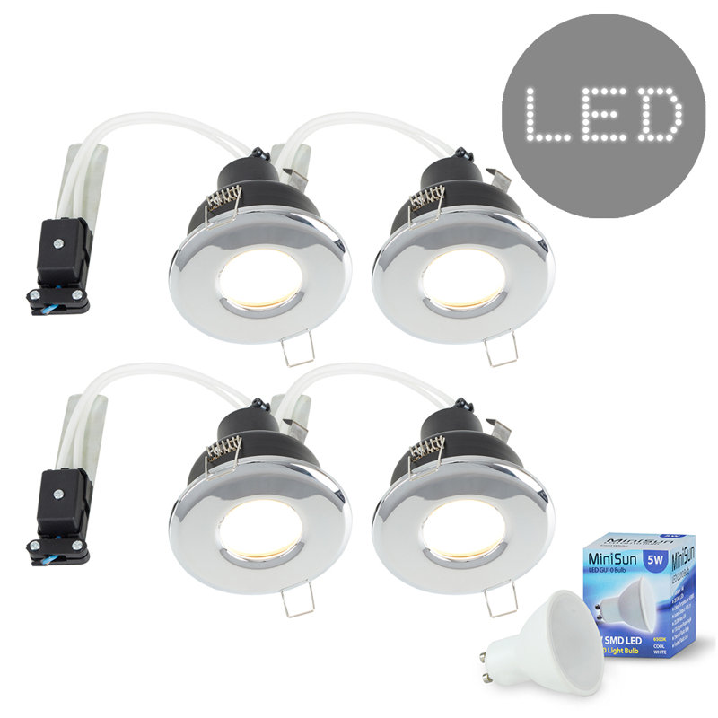 Baez 3.35" Recessed Lighting Kit, 6500K LED