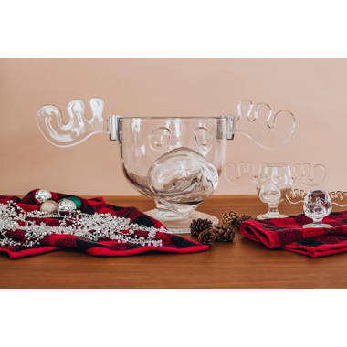 Get in the Christmas Spirit with the Moose Glass