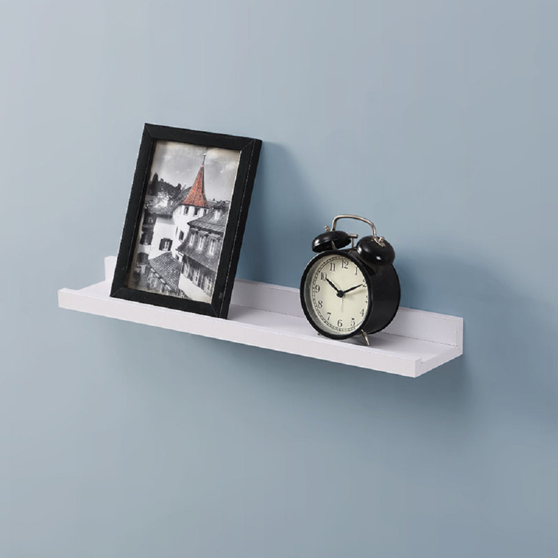 Ayrial 2 Piece Floating Shelf, 4cm H x 48cm W x 10cm D, White
