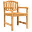 Arrowsic 4 - Person Teak Patio Dining Set with Rectangular Table