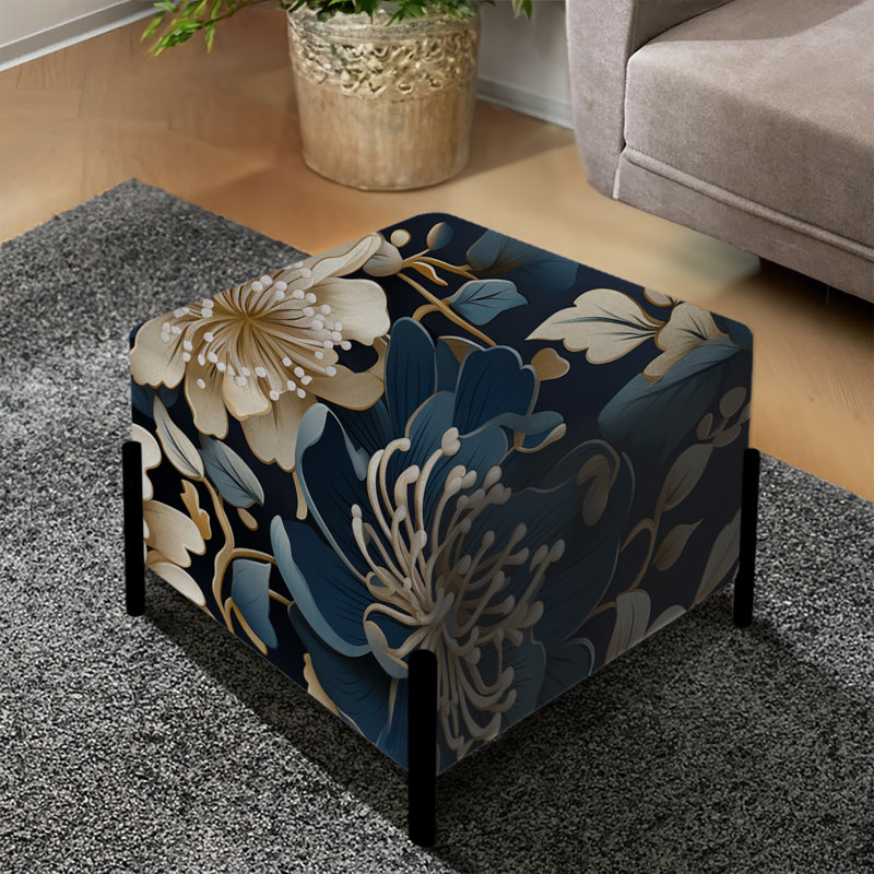 Dynastie Ming - repose-pieds carré oriental