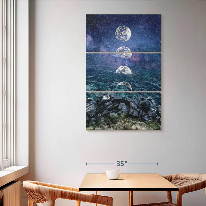 Oberle Moon Galaxy, 65" H x 42" W