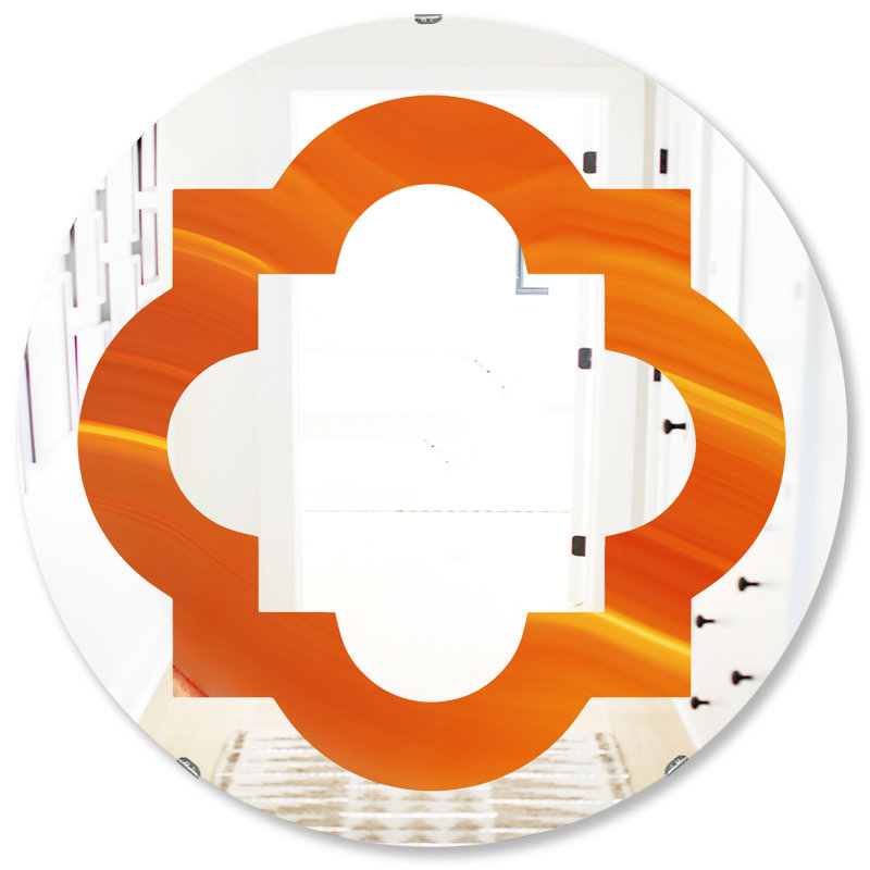 Miroir mural quadrilobe, 23,6 po x 23,6 po