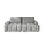 Canapé-lit 90,2 po 4 places en tissu Teddy-1154542900