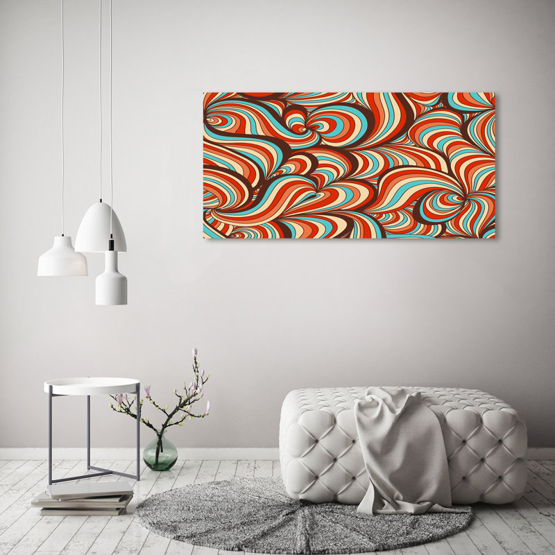 A Swirling Pattern - Wrapped Canvas Print