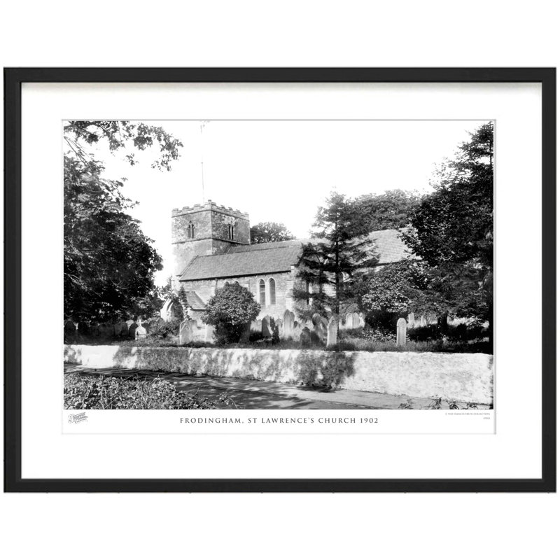 Frodingham, St Lawrence's Church 1902 by Francis Frith - Single Picture Frame Print, 28cm H x 36cm W x 2.3cm D